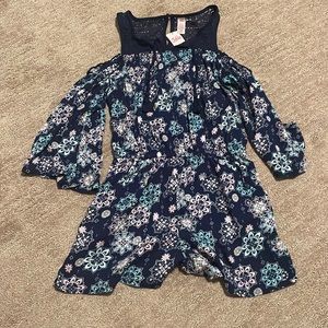 Girls Justice Floral Romper